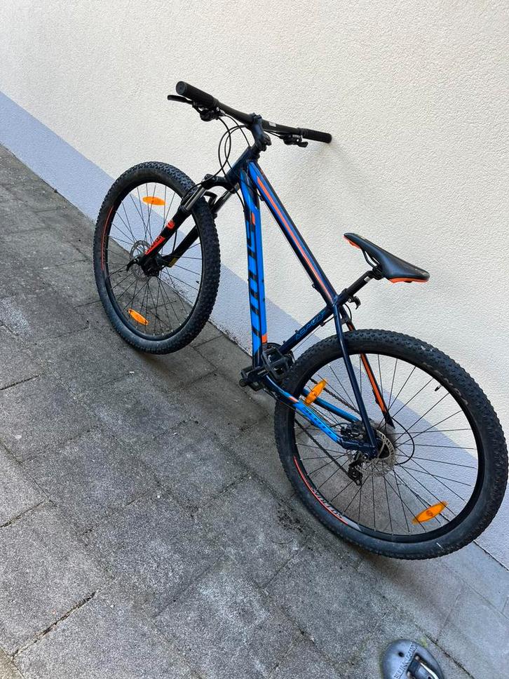 VELO SCOTT ASPECT 760 BLUE/ORANGE - 2018, Fietsen en Brommers, Fietsen | Jongens, Zo goed als nieuw, 26 inch of meer, Versnellingen