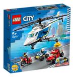Politiehelikopter achtervolging, Verzenden, Nieuw, Complete set, Lego