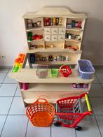 Magasin / marchande en bois avec nombreux accessoires, Kinderen en Baby's, Speelgoed | Houten speelgoed, Gebruikt