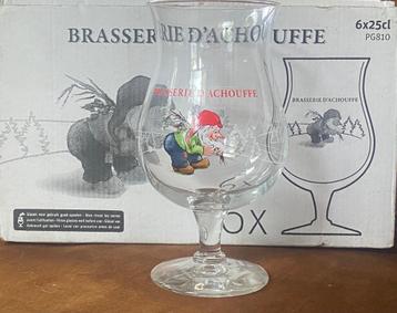 La Chouffe glazen 25 cl, Ophalen of Verzenden, Nieuw, Glas of Glazen, Overige merken