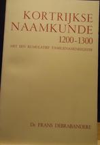 Kortrijkse naamkunde 1200-1300, Boeken, Ophalen of Verzenden