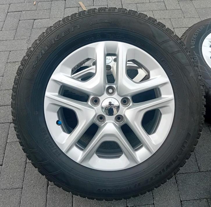 Winterbanden velgen Jeep Renegade 16inch TPMS 5x110 8&5mm ❄️, Auto-onderdelen, Banden en Velgen, Banden en Velgen, Winterbanden