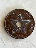 piece independance congo 10 centimes 1894, Ophalen, Losse munt, Zilver