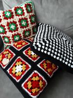 Kleurige kussens ! NIEUW, Huis en Inrichting, Ophalen, Zo goed als nieuw, Wit