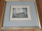 gesigneerde ets Bokrijk , door Jos Stokbroeckx, Antiek en Kunst, Kunst | Etsen en Gravures, Ophalen of Verzenden