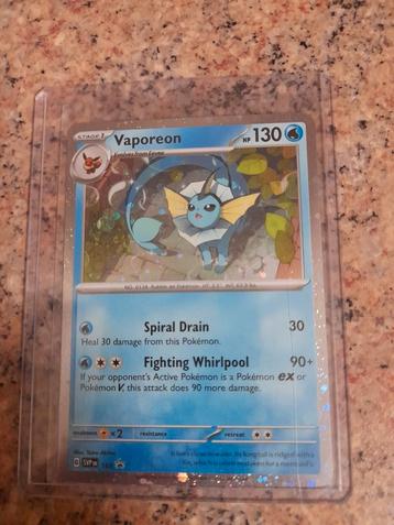 Scarlet Scarlet & Violet promo Vaporeon 168 beschikbaar voor biedingen