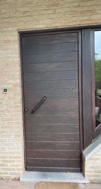 Moet NU weg! De voordeur/ buitendeur-hout (90w x 208h x 7d), Doe-het-zelf en Bouw, Ophalen, Gebruikt, 80 tot 100 cm, Buitendeur