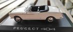 Peugeot 404 Cabriolet wit, 1:43 Norev, in vitrinedoosje, Hobby en Vrije tijd, Ophalen of Verzenden, Nieuw, Norev