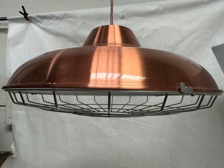 ETH Industry hanglamp koper – Ø45 cm – industrieel design, Huis en Inrichting, Lampen | Hanglampen, Zo goed als nieuw, Ophalen of Verzenden