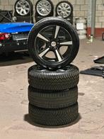 Set lichtmetalen velgen 16 inch 5X112 met 4 seizoenbanden, Autos : Pièces & Accessoires, Pneus & Jantes, Pneus et Jantes, 4 Saisons