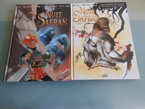 Lot BD Nuit Safran 1 à 2 Comme neuf Série complète, Boeken, Stripverhalen, Zo goed als nieuw, Ophalen of Verzenden