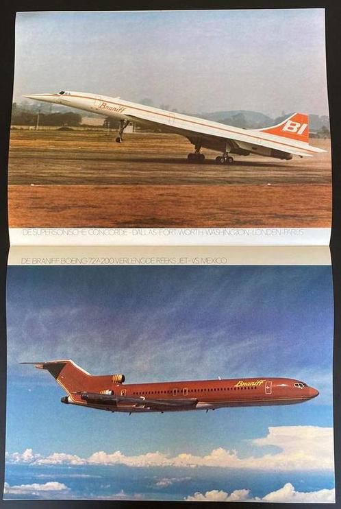Braniff International Nederlandstalig promoboekje, Verzamelen, Luchtvaart en Vliegtuigspotten, Zo goed als nieuw