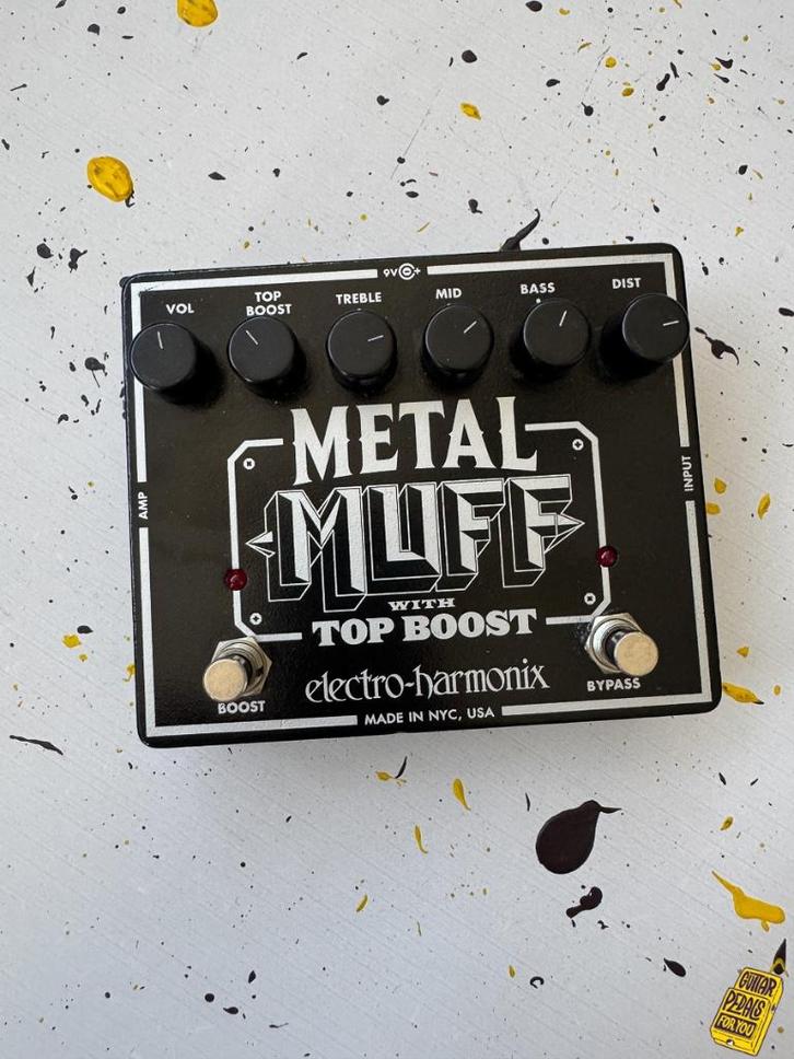 Electro-Harmonix Metal Muff Distortion with Top Boost, Muziek en Instrumenten, Effecten, Zo goed als nieuw, Distortion, Overdrive of Fuzz