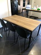 Table à manger style industriel 160/90 avec 3 chaises, Maison & Meubles, Tables | Tables à manger, Comme neuf