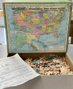 VICTORY 1972 Wood Jigsaw puzzel USA Amerika 650pcs Zeldzaam, Ophalen of Verzenden, 500 t/m 1500 stukjes, Zo goed als nieuw, Legpuzzel