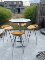 statafel met 4 stoelen, Huis en Inrichting, Tafels | Statafels, Ophalen, Gebruikt