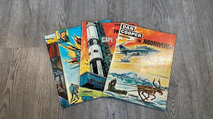Dan Cooper - 4 st. - gemengde druk - 1978/79, Boeken, Strips | Comics, Gelezen, Meerdere comics, Europa, Ophalen of Verzenden