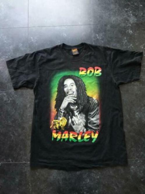 Bob Marley T-shirt(voor en achterkant)maat Large, Kleding | Heren, T-shirts, Wit, Ophalen of Verzenden