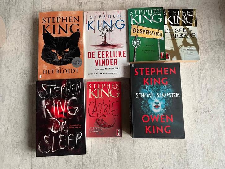 Stephen King boeken, Boeken, Thrillers, Gelezen, België, Ophalen of Verzenden