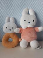 2 leuke Nijntje Miffy knuffels met belletje, Kinderen en Baby's, Speelgoed | Knuffels en Pluche, Ophalen, Zo goed als nieuw