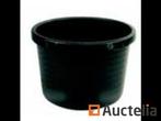 Cuvelle ronde PE noir 90L 630/480-425mm : 12,50 €, Matériel, Enlèvement, Neuf