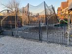 tuinpoort incl de looppoort gegalvaniseerd, Tuin en Terras, Tuinpoorten, Ophalen, Gebruikt, 150 tot 200 cm, IJzer