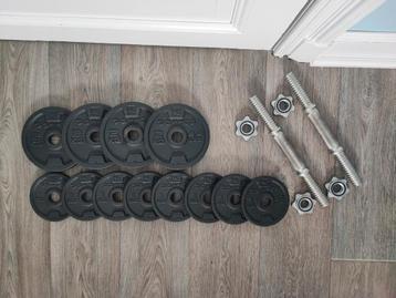 Domyos Halterset. (20kg) (Goede staat!) beschikbaar voor biedingen