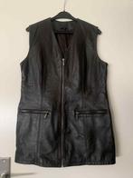 Leren mouwloos vest Maat 42, Kleding | Dames, Bodywarmers, Ophalen of Verzenden, Gedragen, Maat 42/44 (L), Bruin
