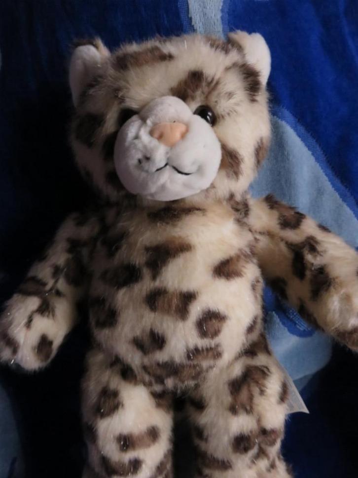 knuffel: Luipaard -- Build a Bear -- pluche - knuffeldier, Kinderen en Baby's, Speelgoed | Knuffels en Pluche, Zo goed als nieuw