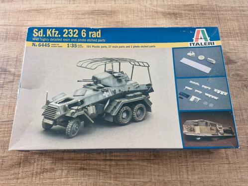 Italeri Sd.Kfz.232 6 Rad 1/35, Hobby en Vrije tijd, Modelbouw | Auto's en Voertuigen, Zo goed als nieuw, Tank, 1:32 tot 1:50, Italeri
