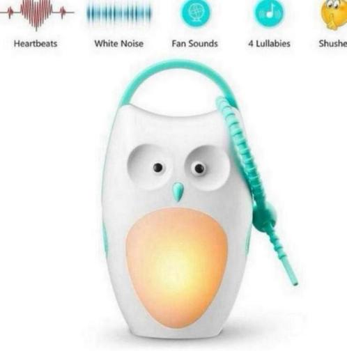 Uil nachtlamp wekker Baby babywekker + 8 geluiden oplaadbaar, Elektronische apparatuur, Wekkers, Nieuw, Ophalen of Verzenden