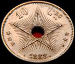 Belgium/Congo 10 Cents 1888, Verzenden, Overig, Losse munt