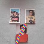 2 oude prentjes wielrenners ., Ophalen of Verzenden, 1940 tot 1960