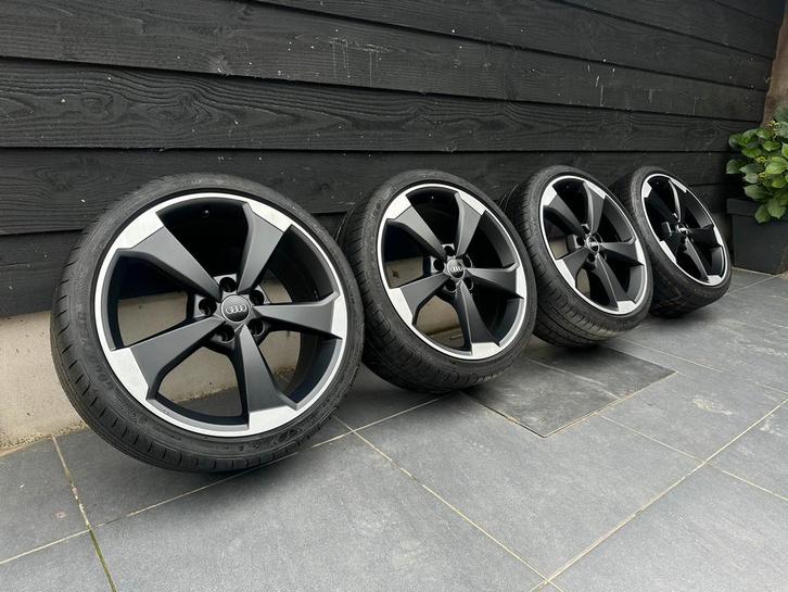 19 INCH AUDI ROTOR VELGEN RS3 A3 S3 ZOMER ORIGINEEL 5X112, Auto diversen, Wieldoppen, Ophalen of Verzenden