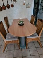 Tafel plus stoelen, Huis en Inrichting, Ophalen