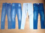 pantalons / treggings en jeans fille - taille 134 (9 ans), Enfants & Bébés, Fille, Utilisé, Enlèvement ou Envoi