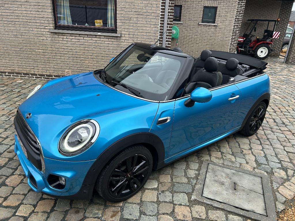 mini cooper john works!NIEUW! 39000 km!!!!, Auto's, Mini, Voorwielaandrijving, Cabriolet, Blauw, Bedrijf
