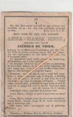 Carte de prière de Vissenaken, Collections, Envoi, Image pieuse