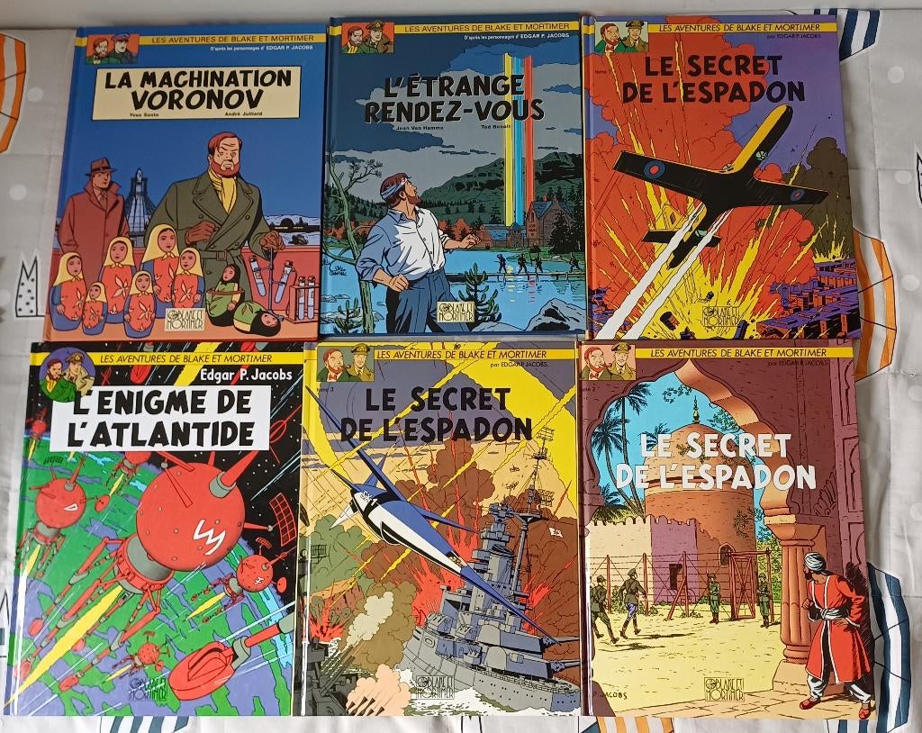 Lot de BD., Enlèvement, Utilisé, Divers auteurs