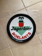 Oude emaille plateau Jagerbier Roelants, Verzamelen, Ophalen of Verzenden, Zo goed als nieuw
