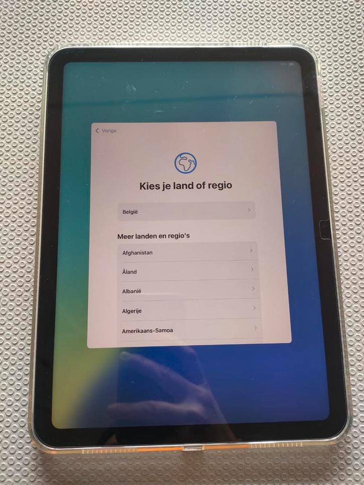 Apple iPad 10th generation, Computers en Software, Apple iPads, Zo goed als nieuw, Overige modellen, Wi-Fi, 10 inch, 256 GB, Zilver