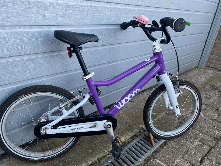 Kinderfiets Woom 3, Fietsen en Brommers, Fietsen | Kinderfietsjes, Zo goed als nieuw, 16 tot 20 inch, Ophalen