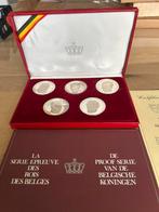 Zilveren pennibgen koning en koninginnen, Postzegels en Munten, Munten | Europa | Euromunten, Verzenden, België, Zilver