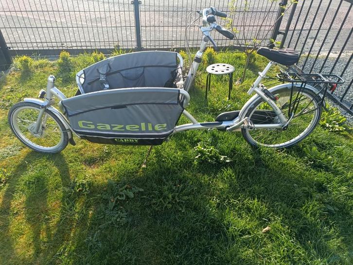 Gazelle Cabby Bakfiets in goede staat met Maxi-Cosi adapter, Fietsen en Brommers, Fietsen | Bakfietsen, Gazelle, Ophalen