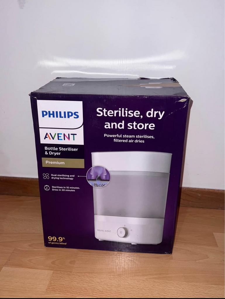 Sterilisateur +sechoir a l air chaud  biberons, Enlèvement ou Envoi, Comme neuf