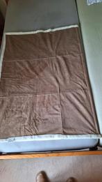 Plaid deken uit polyester bruin wit 1m80 op 1m25., Ophalen of Verzenden, Nieuw