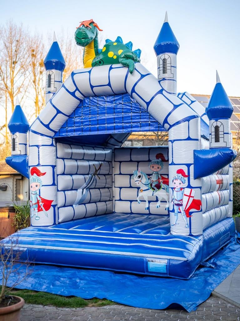 Château gonflable Chevalier à louer, Enlèvement