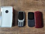 2 GSM Nokia 3310 3G complet (av bte origine) - px pour 2, Telecommunicatie, Ophalen, Overige modellen, Zwart, Fysiek toetsenbord