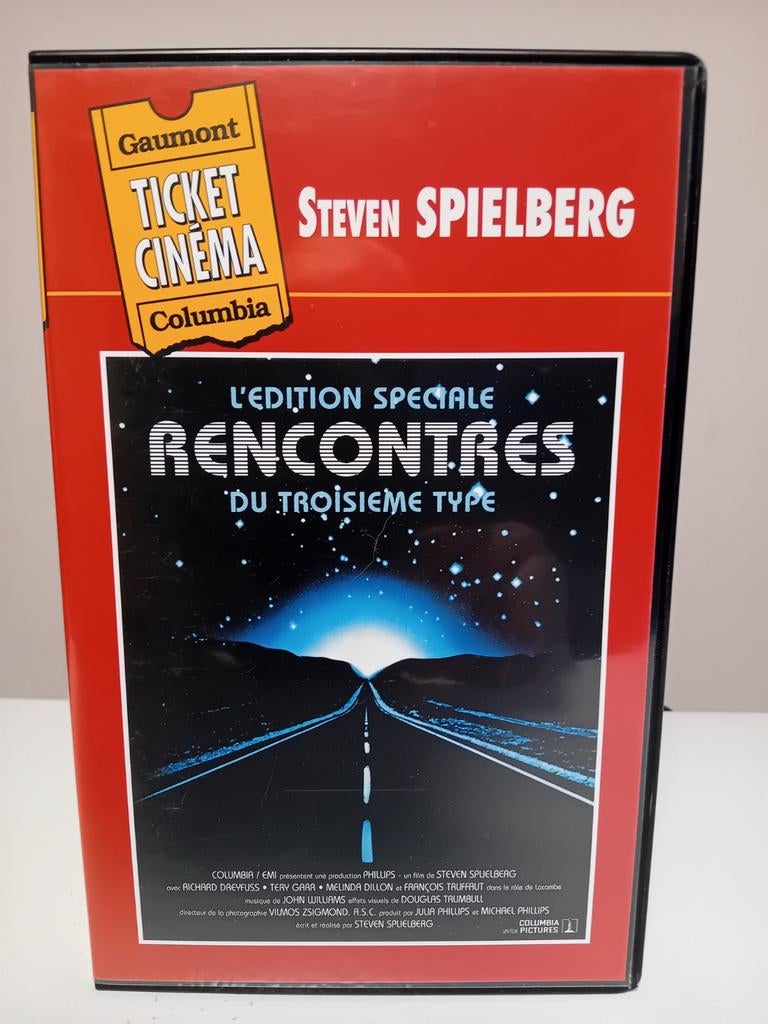 VHS Rencontres du Troisième type, Enlèvement ou Envoi, Comme neuf, Science-Fiction et Fantasy