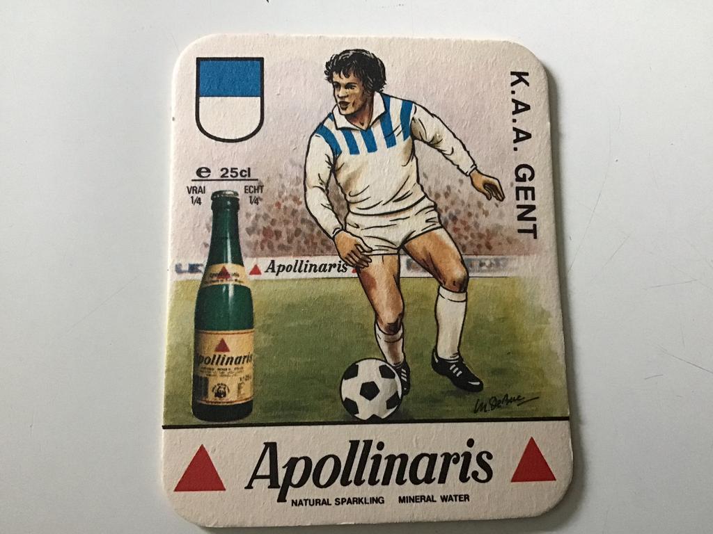 Viltje KAA Gent Apollinaris, Ophalen, Zo goed als nieuw, Viltje(s)